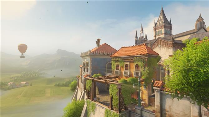 Overwatch 2 지도가 실시간으로 제공되며 이탈리아의 햇살 가득한 언덕으로 우리를 안내합니다.