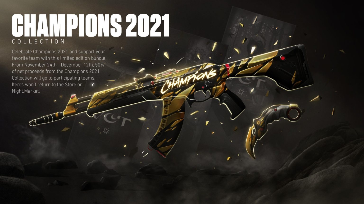 valorant champions 2021 costume package has been announced.