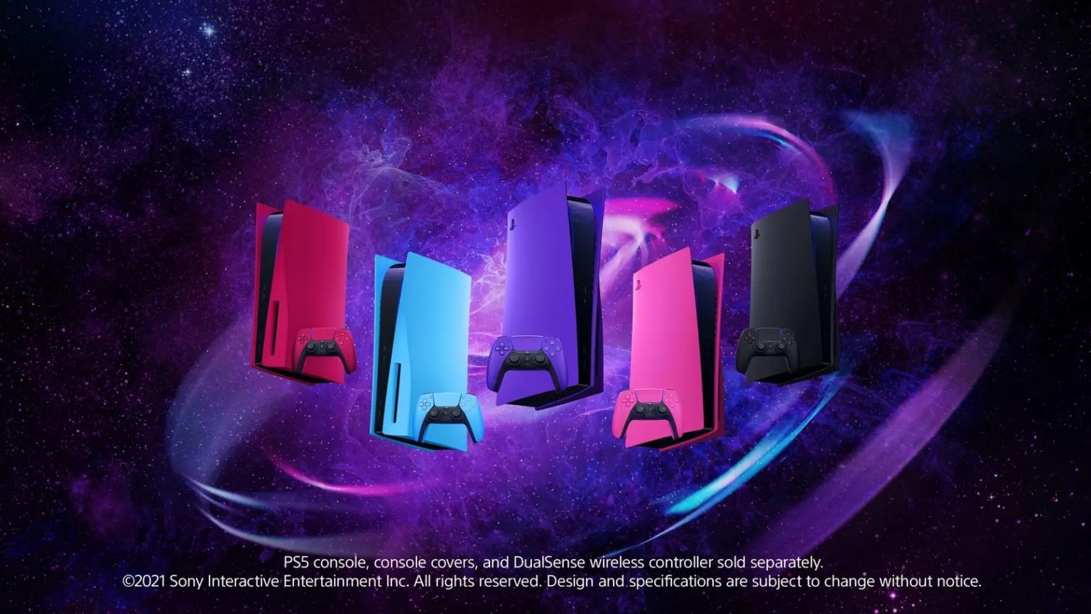 索尼展示 PS5 主機外殼和新的 DualSense 控制器顏色！