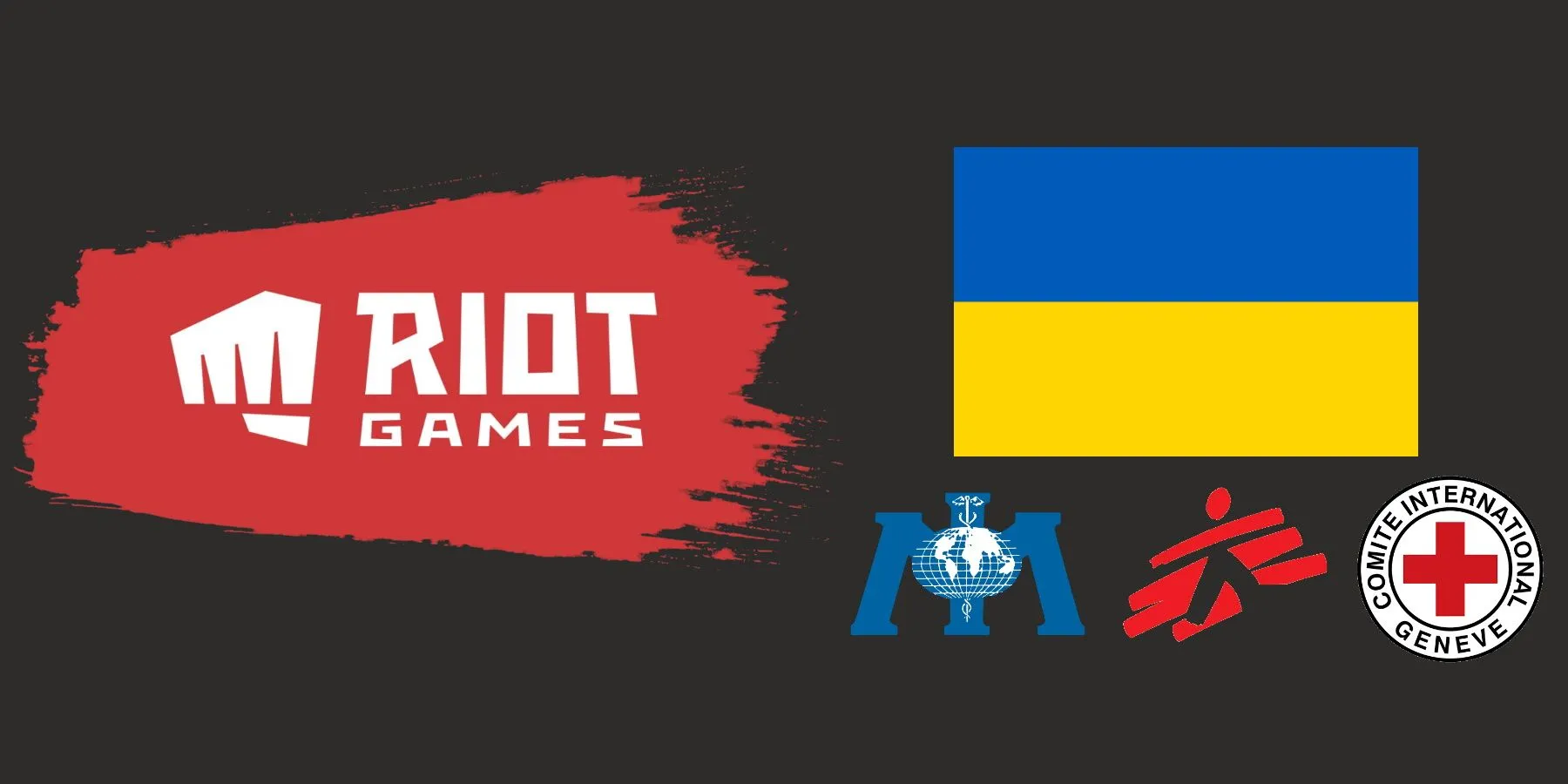 riot games ucrânia doação de caridade