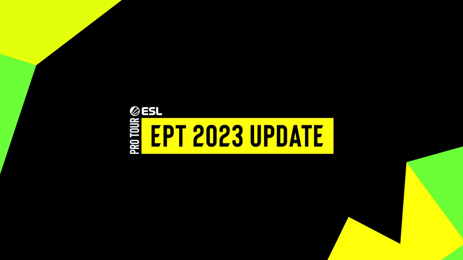 ESL은 2023년 ESL 프로 투어 이벤트 자격 절차를 변경합니다.