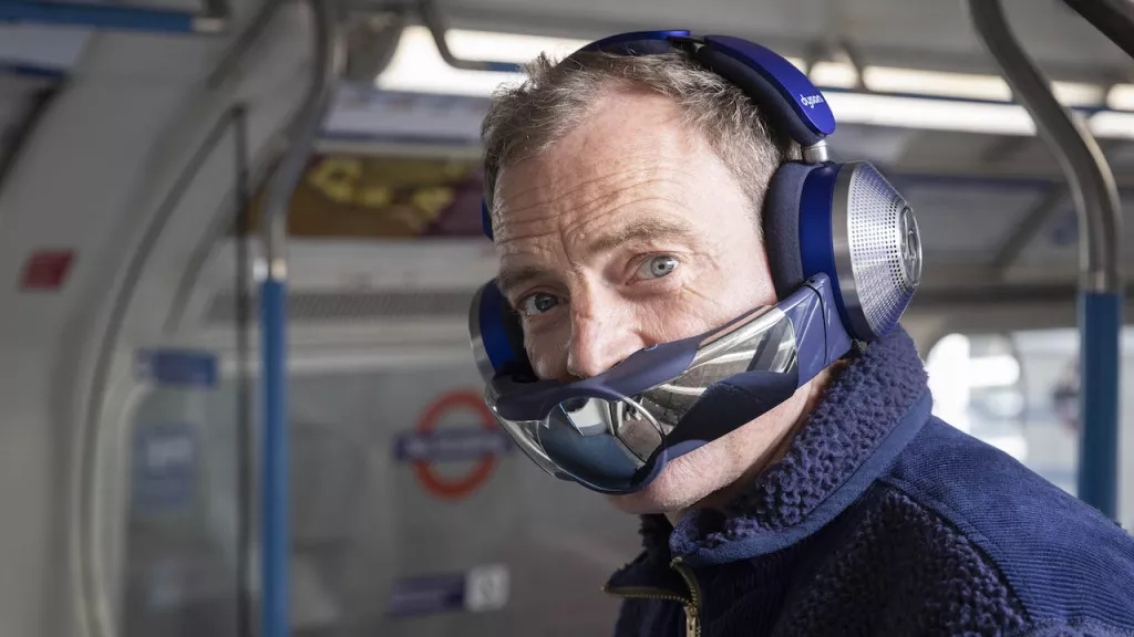 Vacuum cleaner company Dyson produces air-purifying headphones!