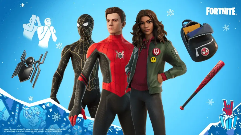 Les skins Spider-Man : No Way Home arrivent sur Fortnite