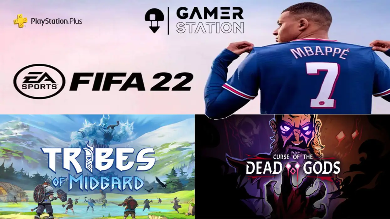 FIFA 22 e Tribes of Midgard estão entre os jogos grátis de Maio na PS Plus