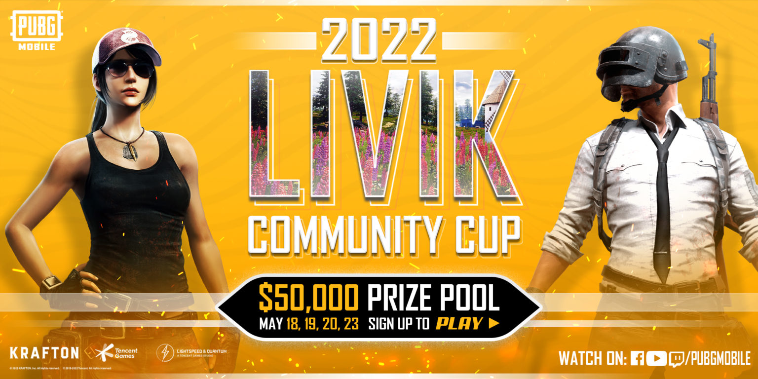 pubg mobile livik community cup 2022 introducerades med $50.000 XNUMX prispott