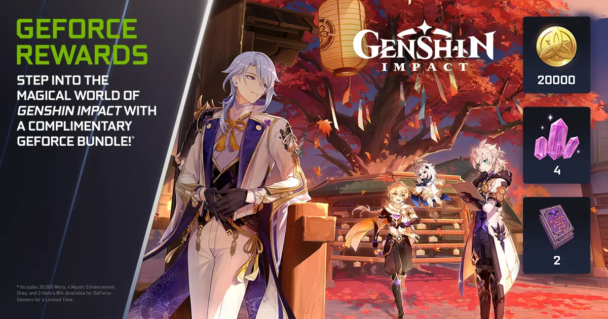 genshin impact nvidia geforce reward: have you received your special reward as of today?