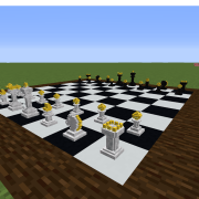Los jugadores de Minecraft crean un juego de ajedrez jugable a partir de estructuras de elementos