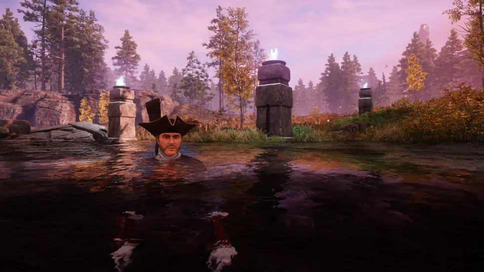 Gracze New World mogą chodzić pod wodą, ale nie potrafią pływać