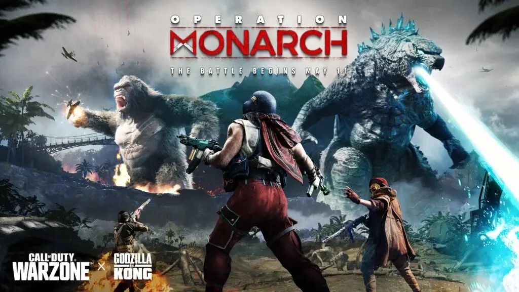 Godzilla et Kong arrivent sur Call of Duty: Warzone