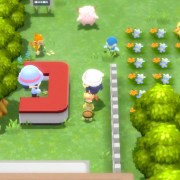 Pokémon Brilliant Diamond и Shining Pearl's Amity Square позволяют всей вашей группе следовать за вами.