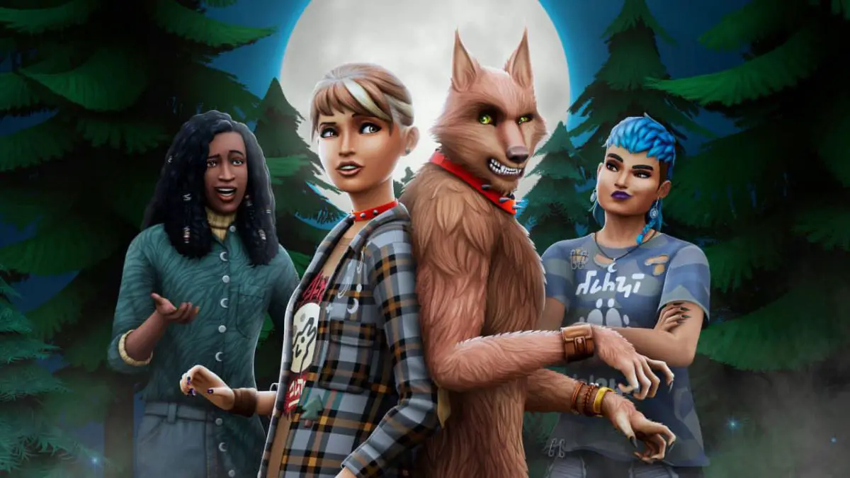 通过新的《模拟人生 4》更新，你现在可以成为“狼人”