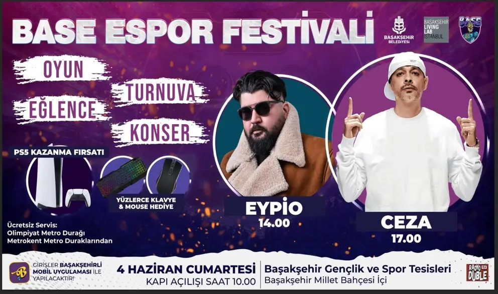 başakşehir "base" e-spor festivali