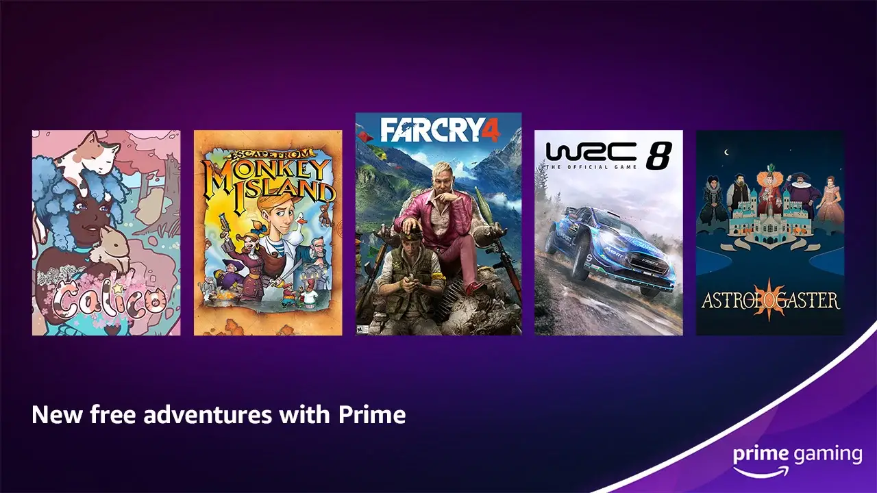亞馬遜 Prime Gaming 六月免費遊戲