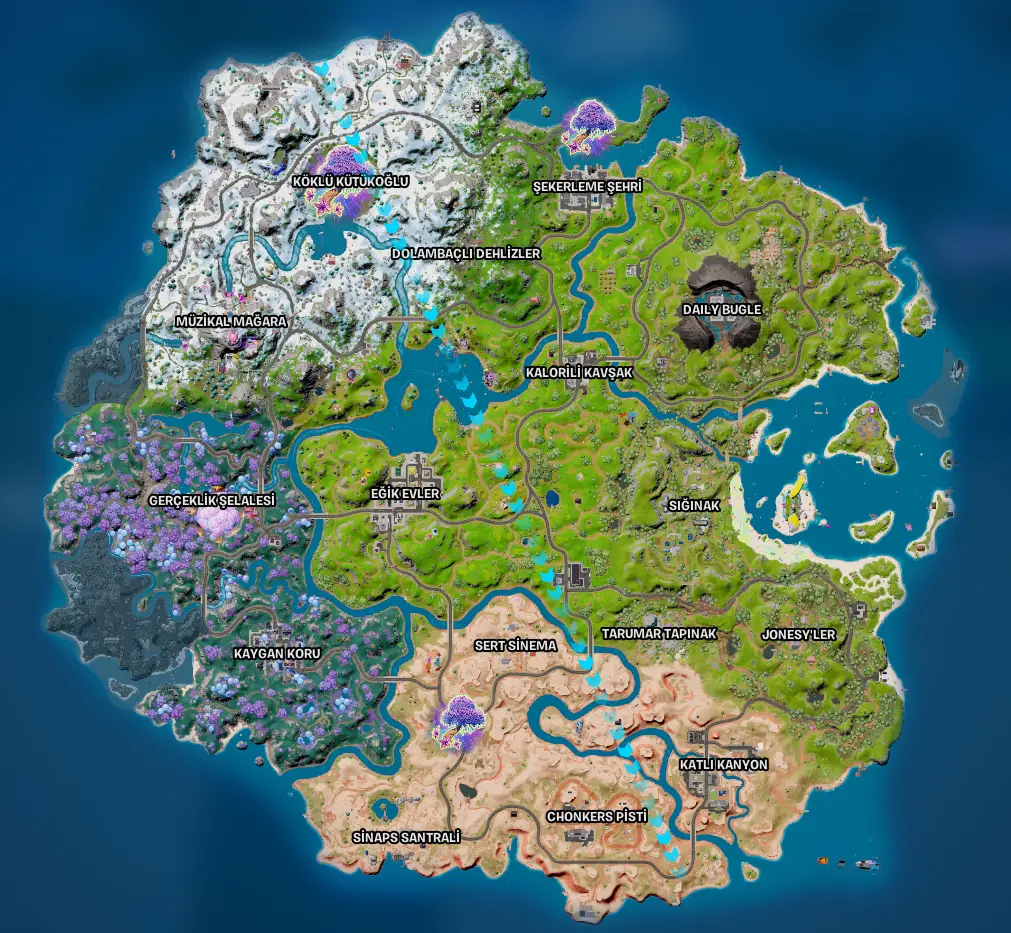 Fortnite nieuwe kaart