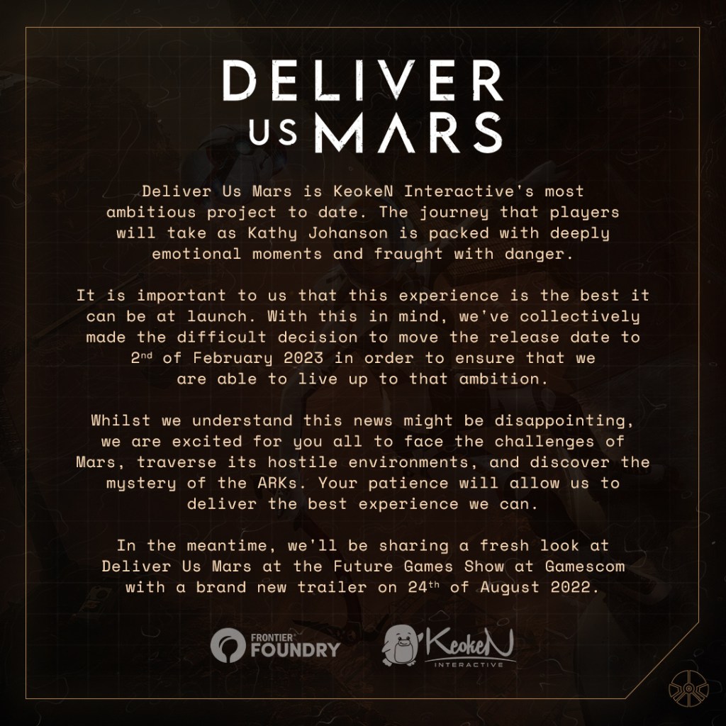 deliver us mars