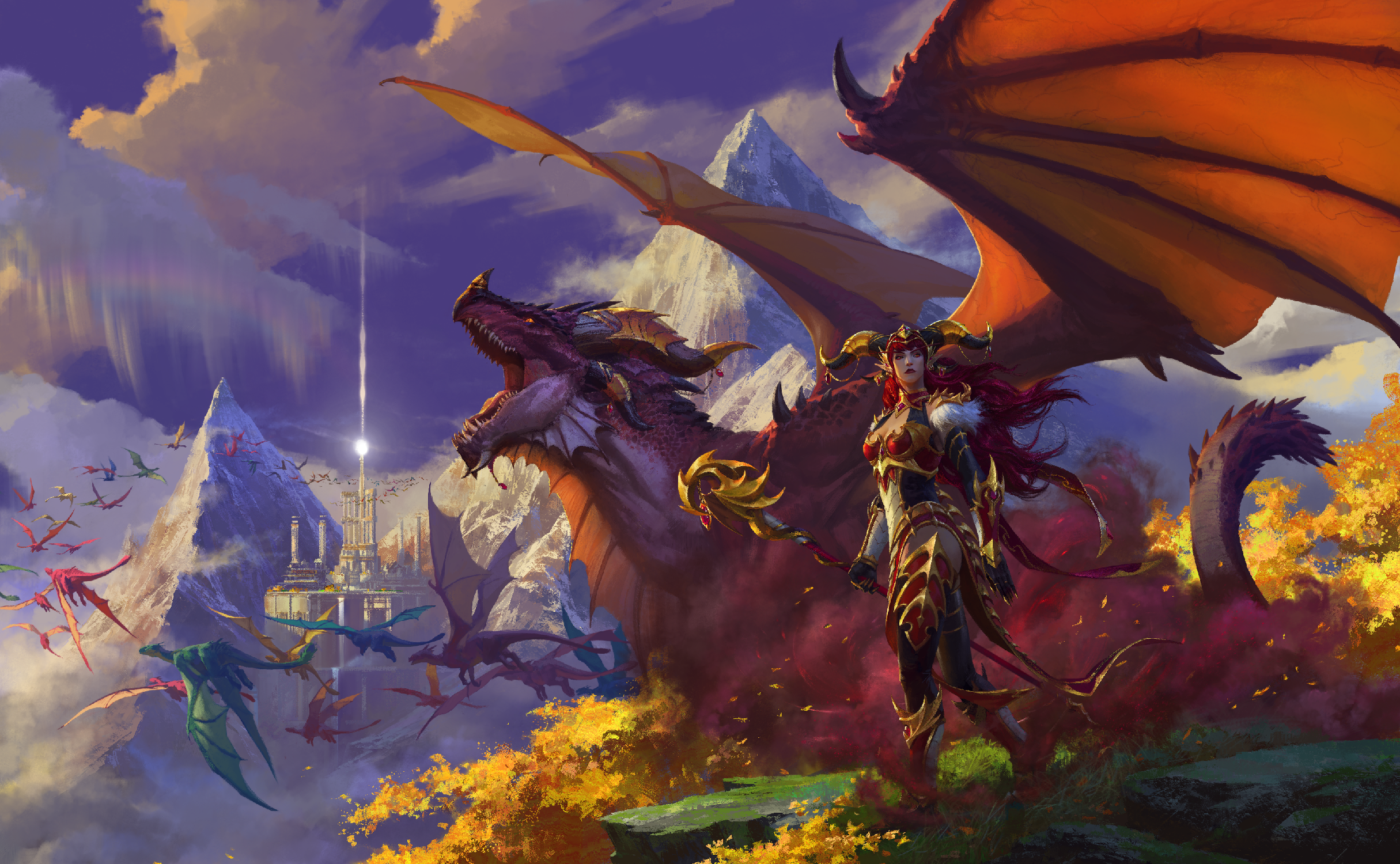 A versão beta de World of Warcraft: Dragonflight começou!