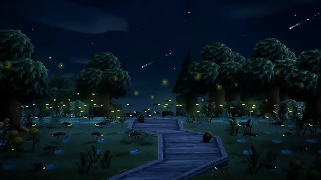 Los jugadores de Animal Crossing crearon un hermoso campo lleno de luciérnagas