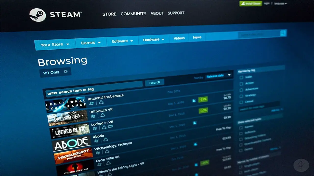Steam 打破了 30 万并发用户的记录。