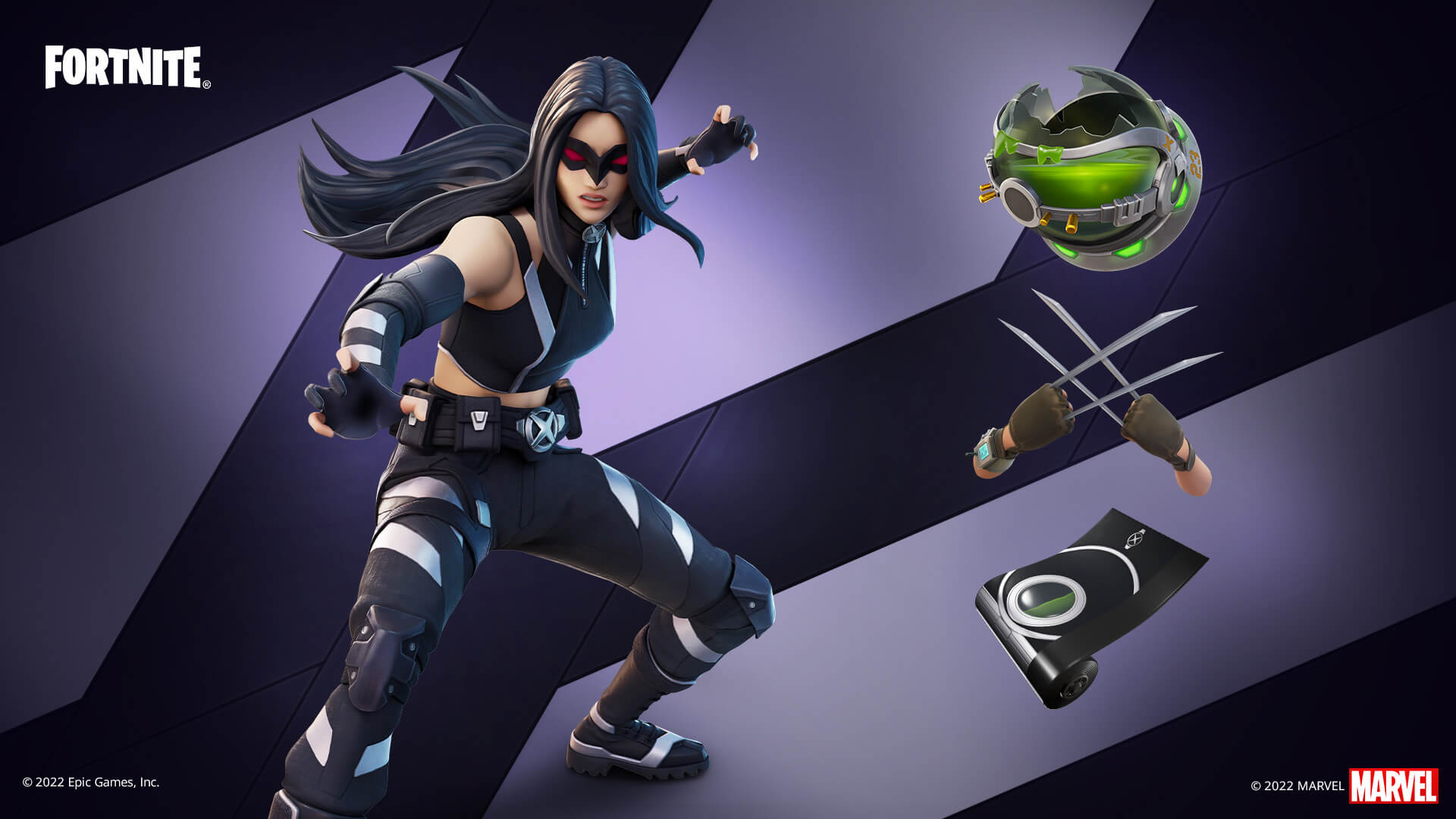 fortnite x 23 outfit clone pod back bling x 23s adamantium claws pickaxe and x insignia wrap 1920x1080 920a6e279c84