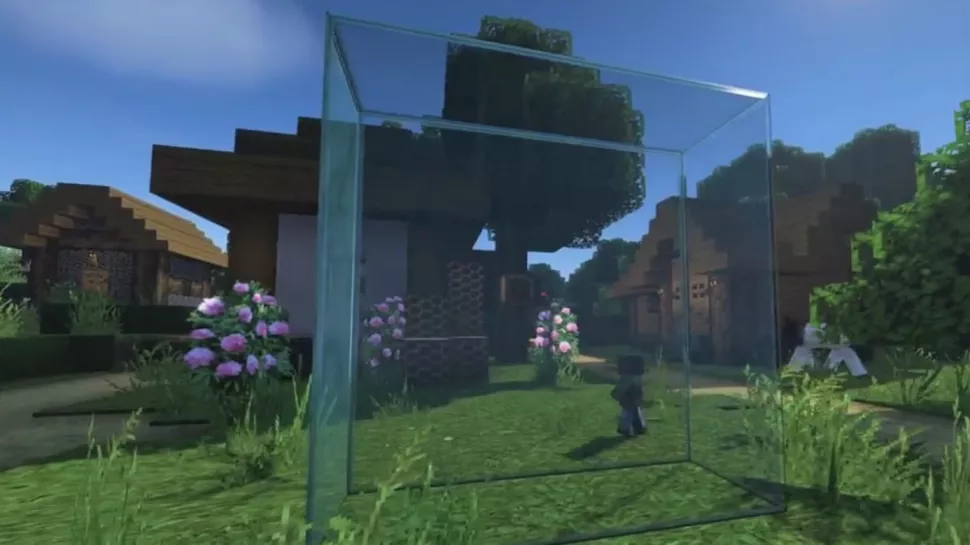 realistic glass blocks in minecraft!