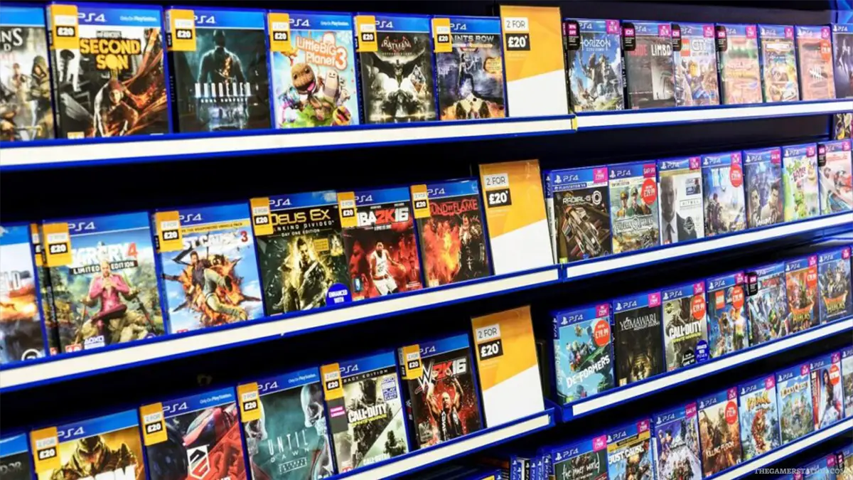physical game sales are dropping significantly