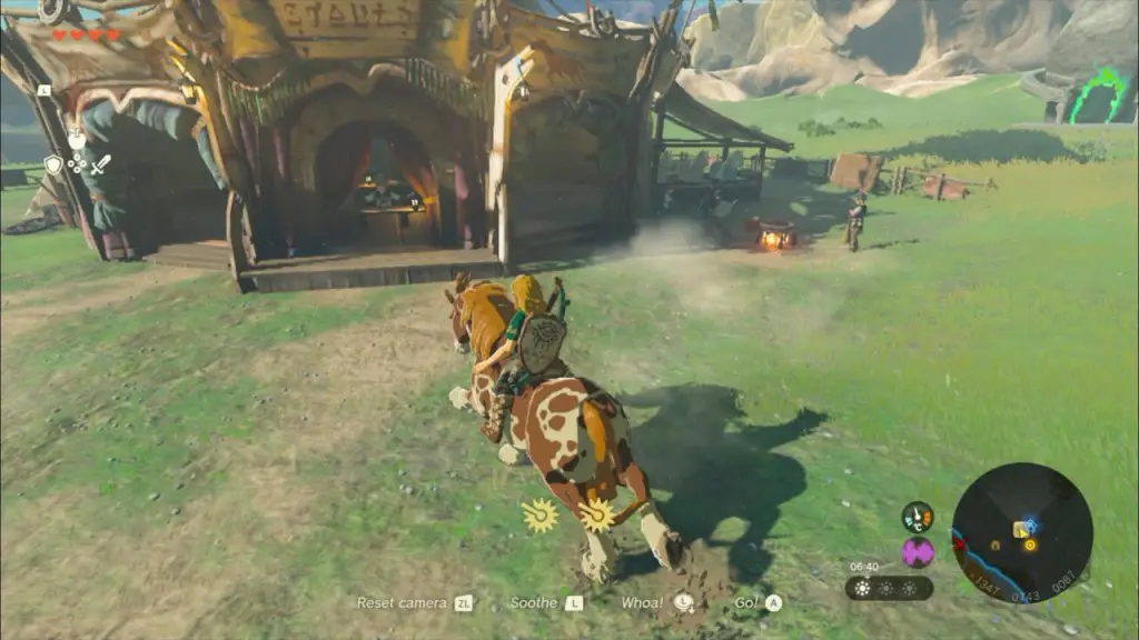 Como pegar um cavalo no jogo Zelda Tears of the Kingdom?
