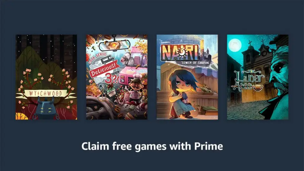 亞馬遜 Prime Gaming 免費遊戲