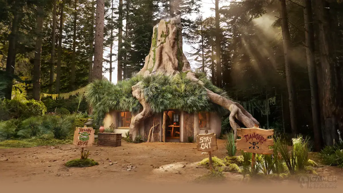 Shrek Swamp répertorié sur Airbnb
