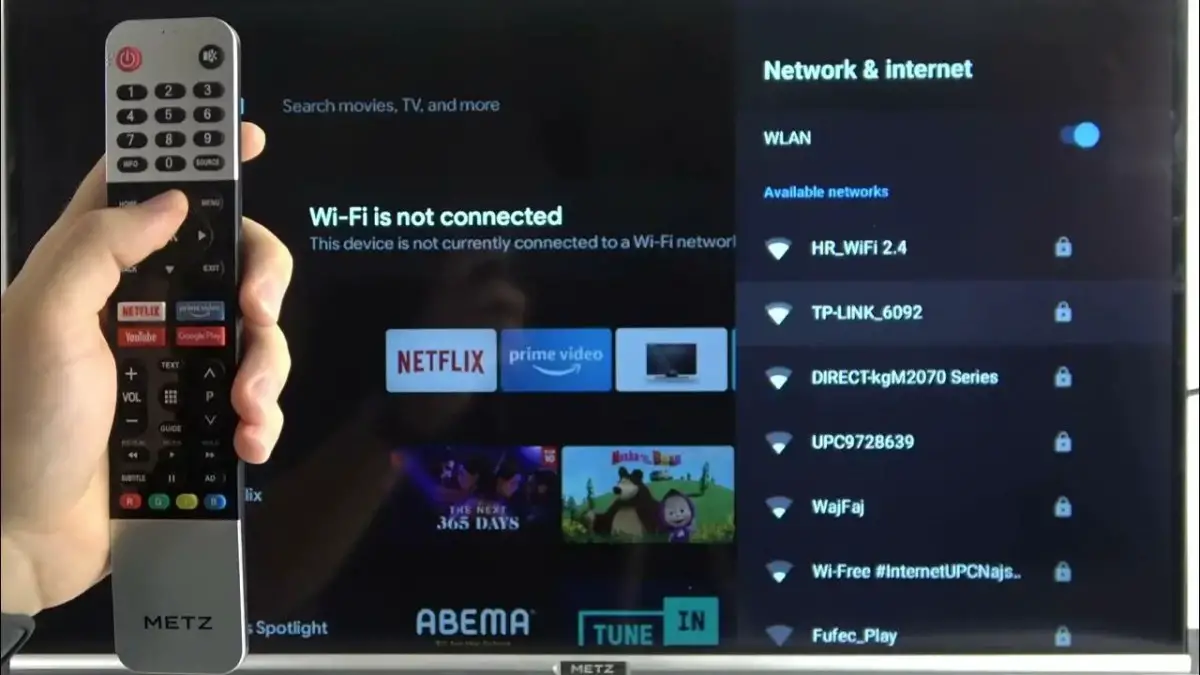 Android TV maakt geen verbinding met wifi