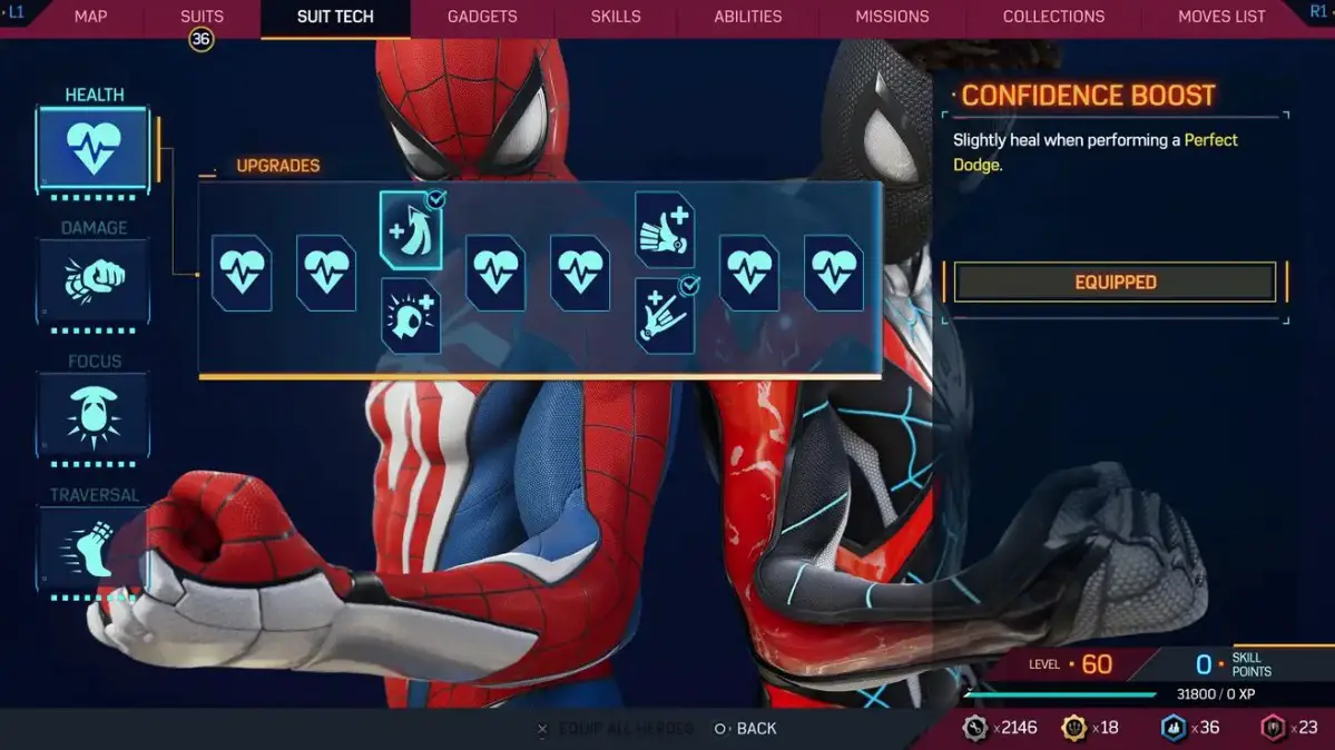 spider-man 2 - de bästa färdigheterna och förmågorna att låsa upp