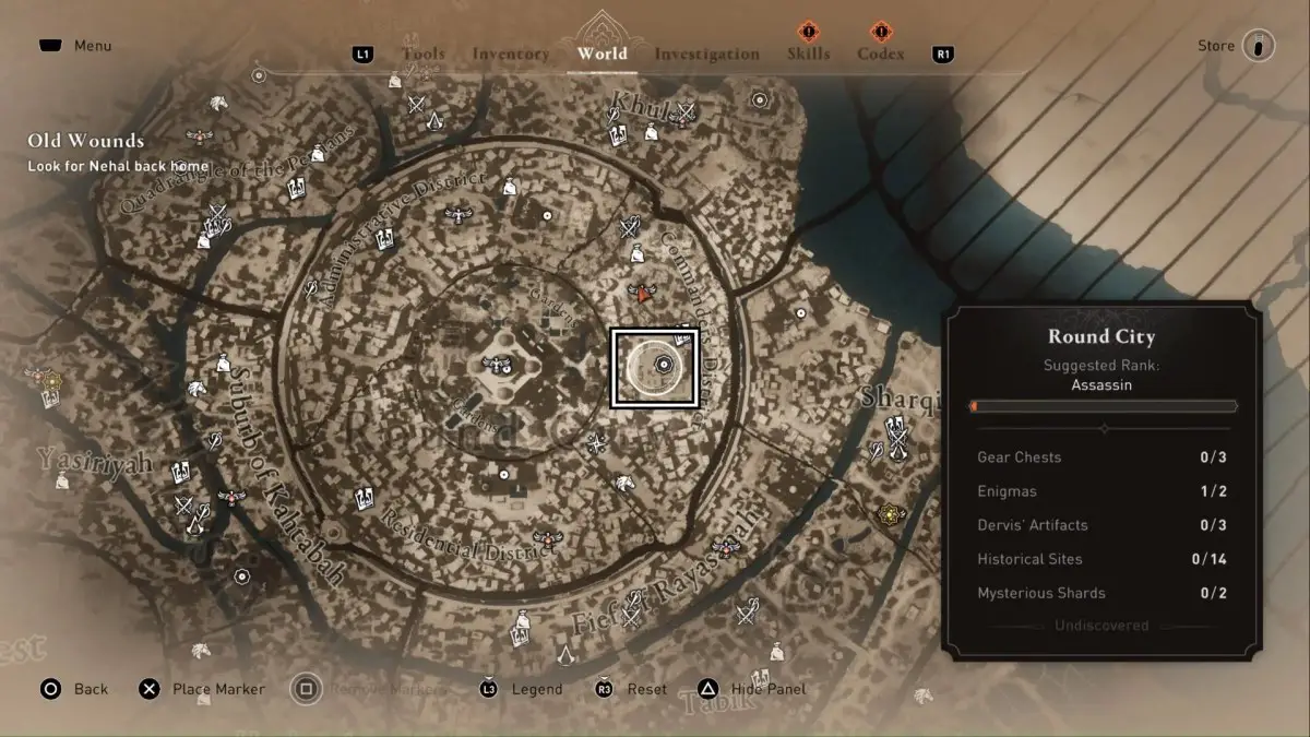 Assassin's Creed Mirage solo recompensa solución del acertijo