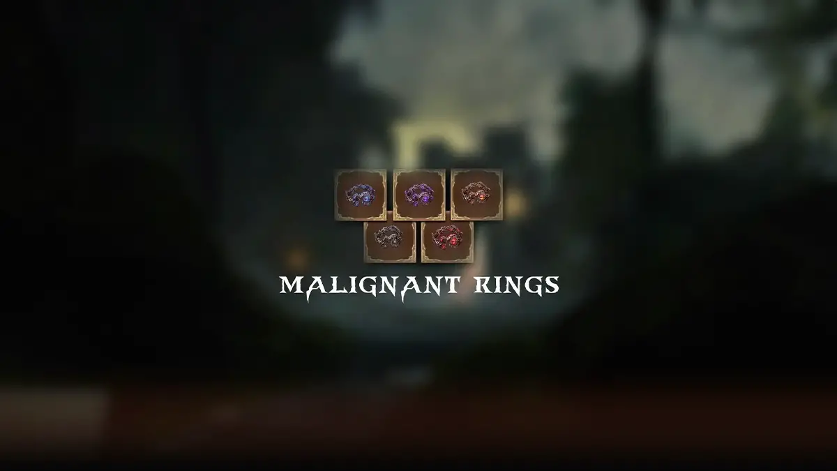 How to get Diablo 4 malignant rings?