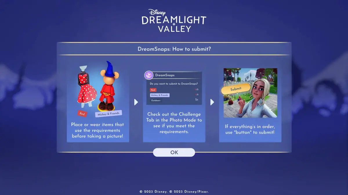 Долина Dreamlight Диснея: как использовать Dreamsnaps?